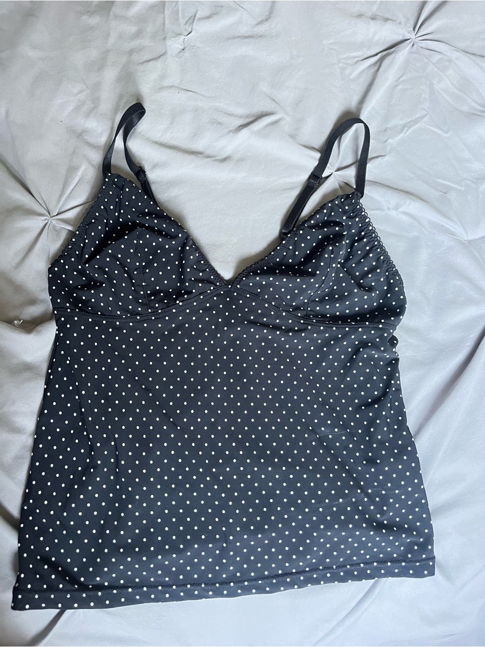 Forever 21 Black Polka Dot Tank Top